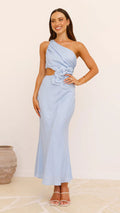 Women's Fashion Pure Color Tube-top Dress - Norellé