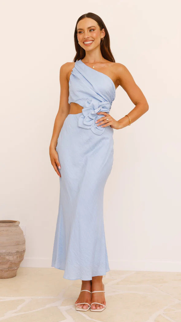 Women's Fashion Pure Color Tube-top Dress - Norellé