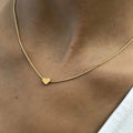 Fashion Snake Bones Chain Love Pendant Necklace - Norellé