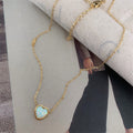 Bath Removal-free Titanium Steel Necklace Love Australian Clavicle Chain - Norellé