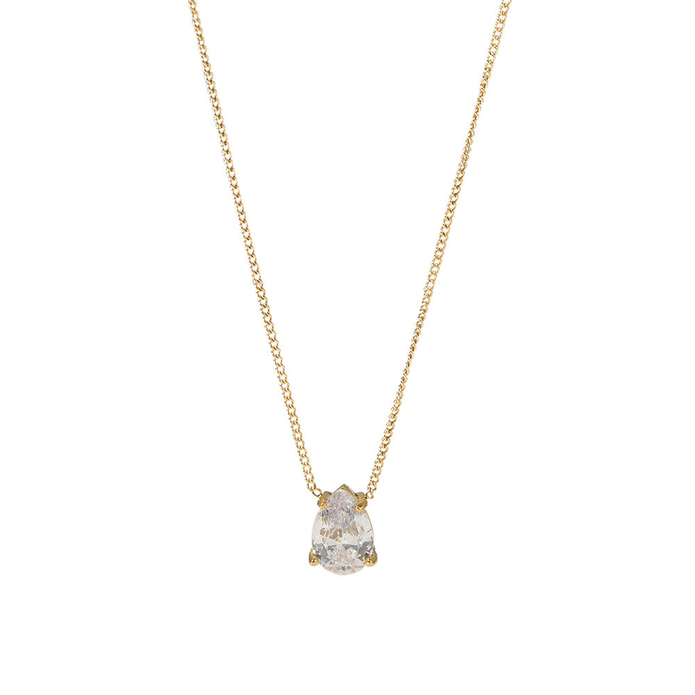 Stainless Steel Necklace 18K Gold Plating Drop-shaped - Norellé
