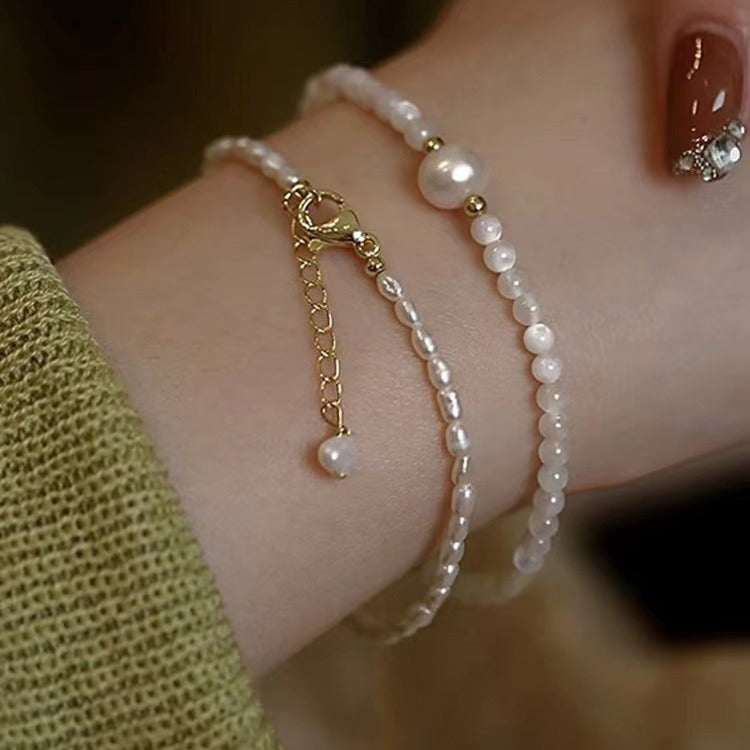 Shell Beads Freshwater Pearl Niche Hand Accessory Bracelet Necklace - Norellé