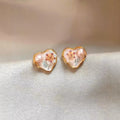 Jardin Monet Oil Painting Flower Pearl Earrings - Norellé