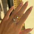 Stainless Steel Fashion Ring Advanced Sense - Norellé