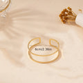 Double-layer Hollow Gold Bangle Bracelet Ladies - Norellé