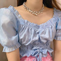 New Rhinestone Pearl Tassel Double-layer Necklace - Norellé