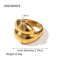 Titanium Steel No Fading Stainless Steel Pearl Ring - Norellé