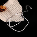 Women's 925 Sterling Silver Snake Bone Necklace - Norellé