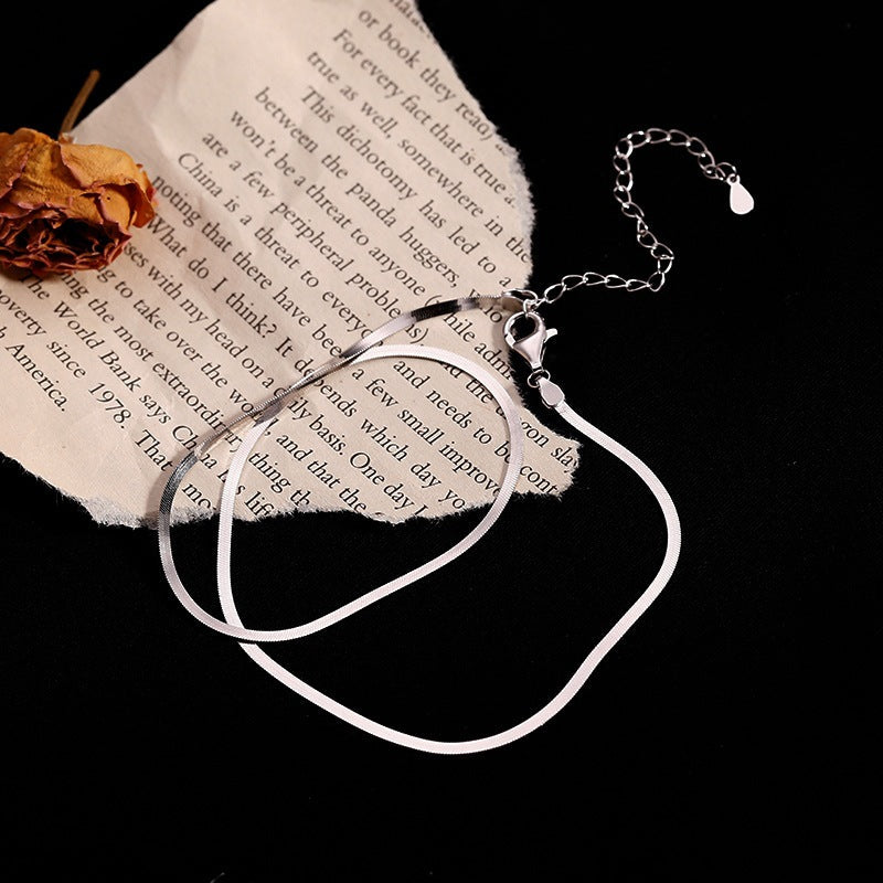 Women's 925 Sterling Silver Snake Bone Necklace - Norellé