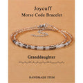 Hand-woven Adjustable Bead Crystal Multi-layer Password Bracelet - Norellé