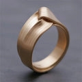 Fashion Handmade Brushed Ring Simple All-match - Norellé
