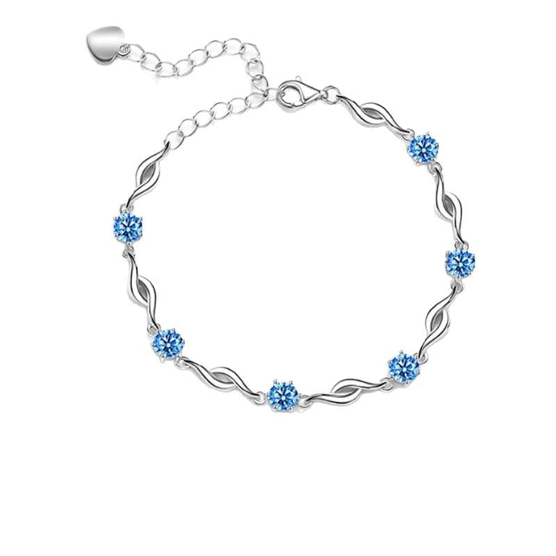 Niche Exquisite Good-looking Aquamarine Bracelet - Norellé
