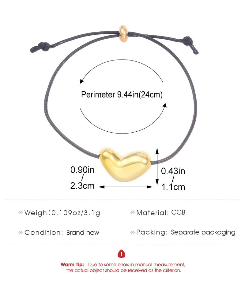 Women’s Simple Ball Love Knotted Bracelet Necklace