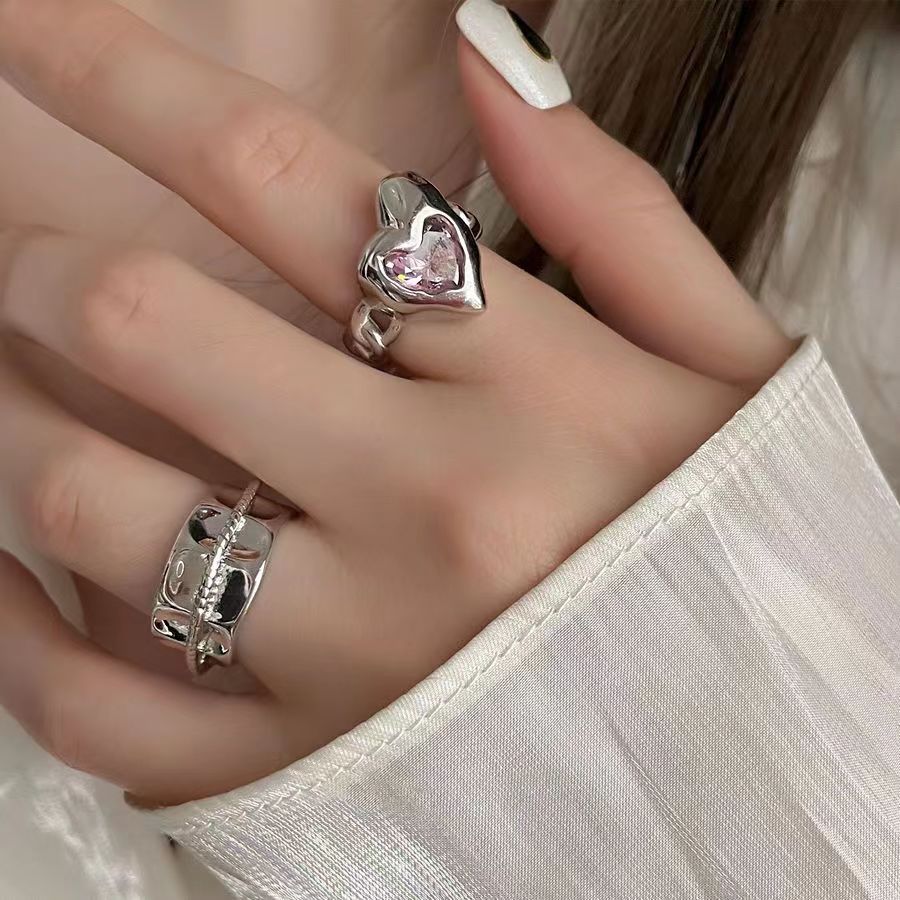Ins Trendy Personality Ring Women's Advanced Heavy Industry - Norellé