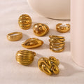 New Retro Style Versatile Geometric Ball Twist Cord For Braiding Ring - Norellé