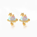 Cute Starry Sky Sweet Fairy Seat Ear Studs - Norellé