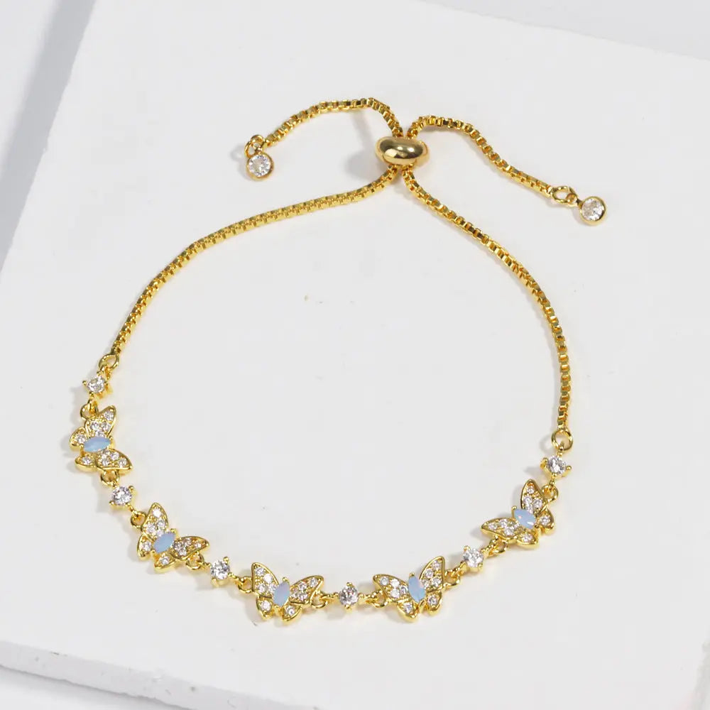 Real Gold Plating Adjustable Pull Bracelet For Women - Norellé