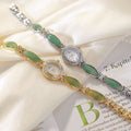 Dongling Stone Hetian Jade Chain Watch - Norellé