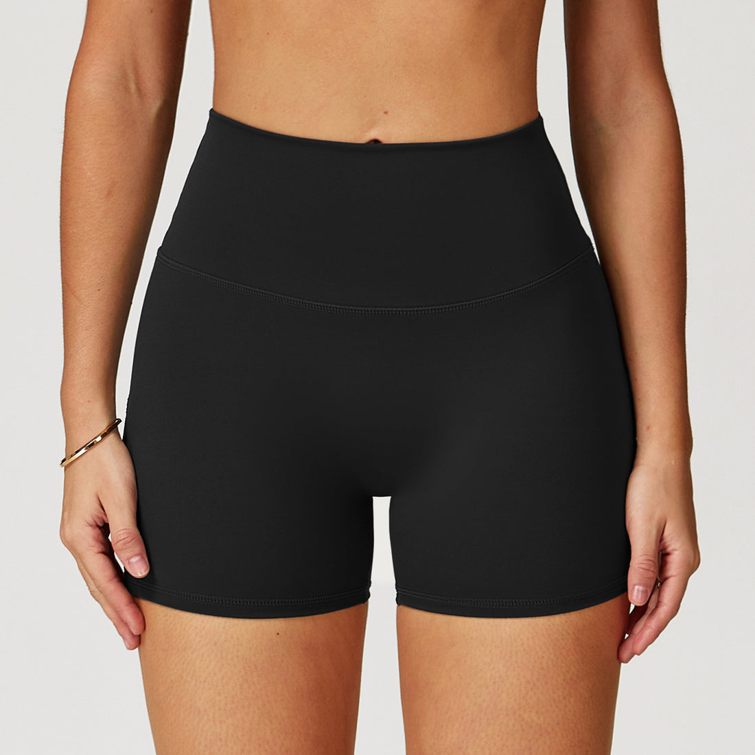 Nude Feel Yoga Shorts For Women High-waist Quick-drying Tight - Norellé