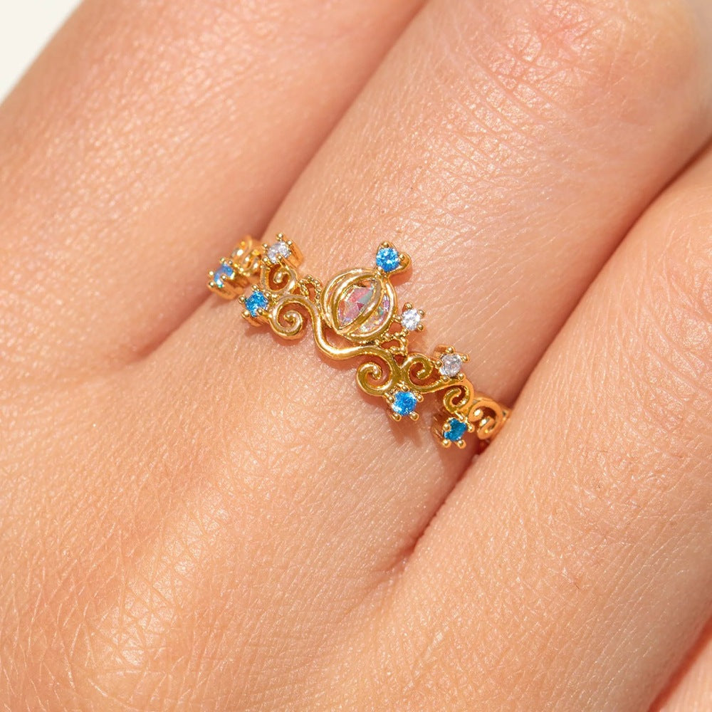 Open Adjustable Princess Ring For Women - Norellé