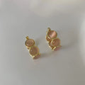 Sweet Opal Earclip Earrings Light Luxury And Simplicity - Norellé