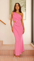 Women's Fashion Pure Color Tube-top Dress - Norellé