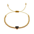 Women's Beach Vacation Copper Bead Oil Drop Peach Heart - Norellé