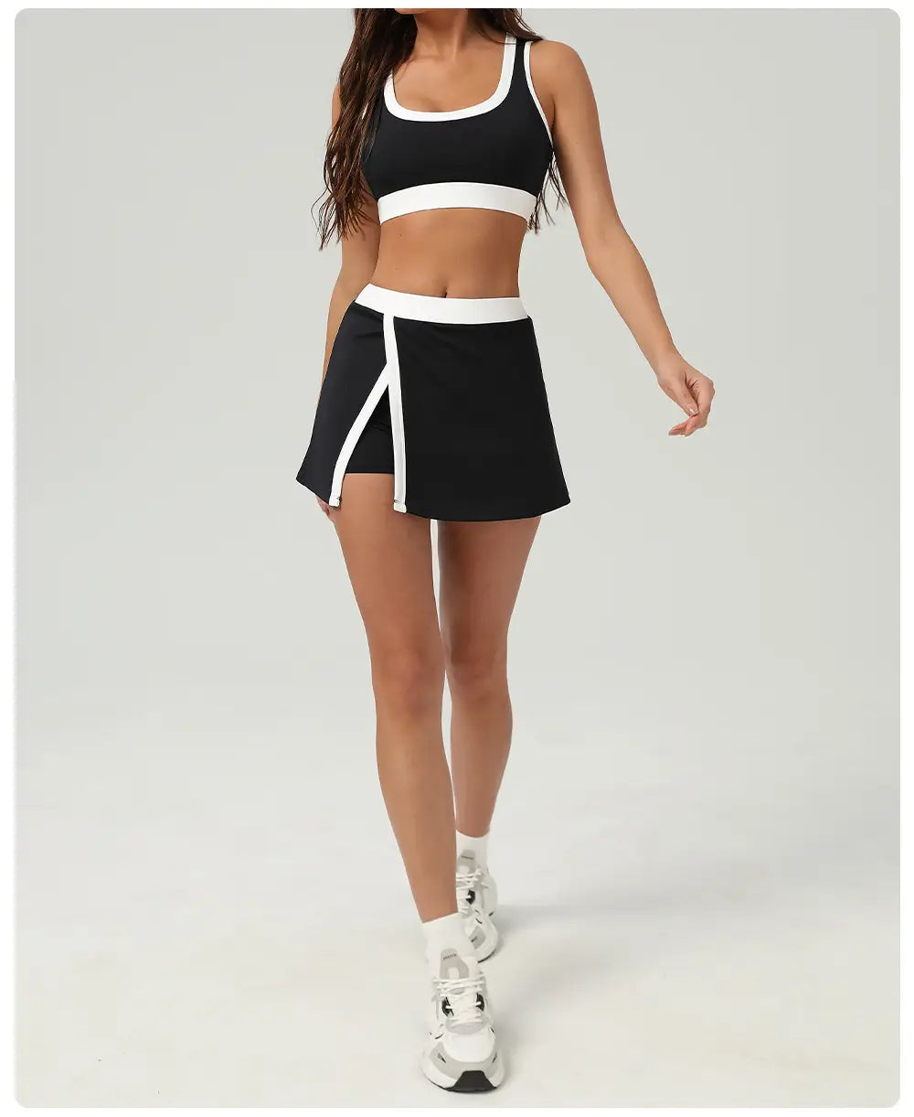 Color Matching Nude Feel Sports Underwear Quick-drying Shockproof Yoga Vest