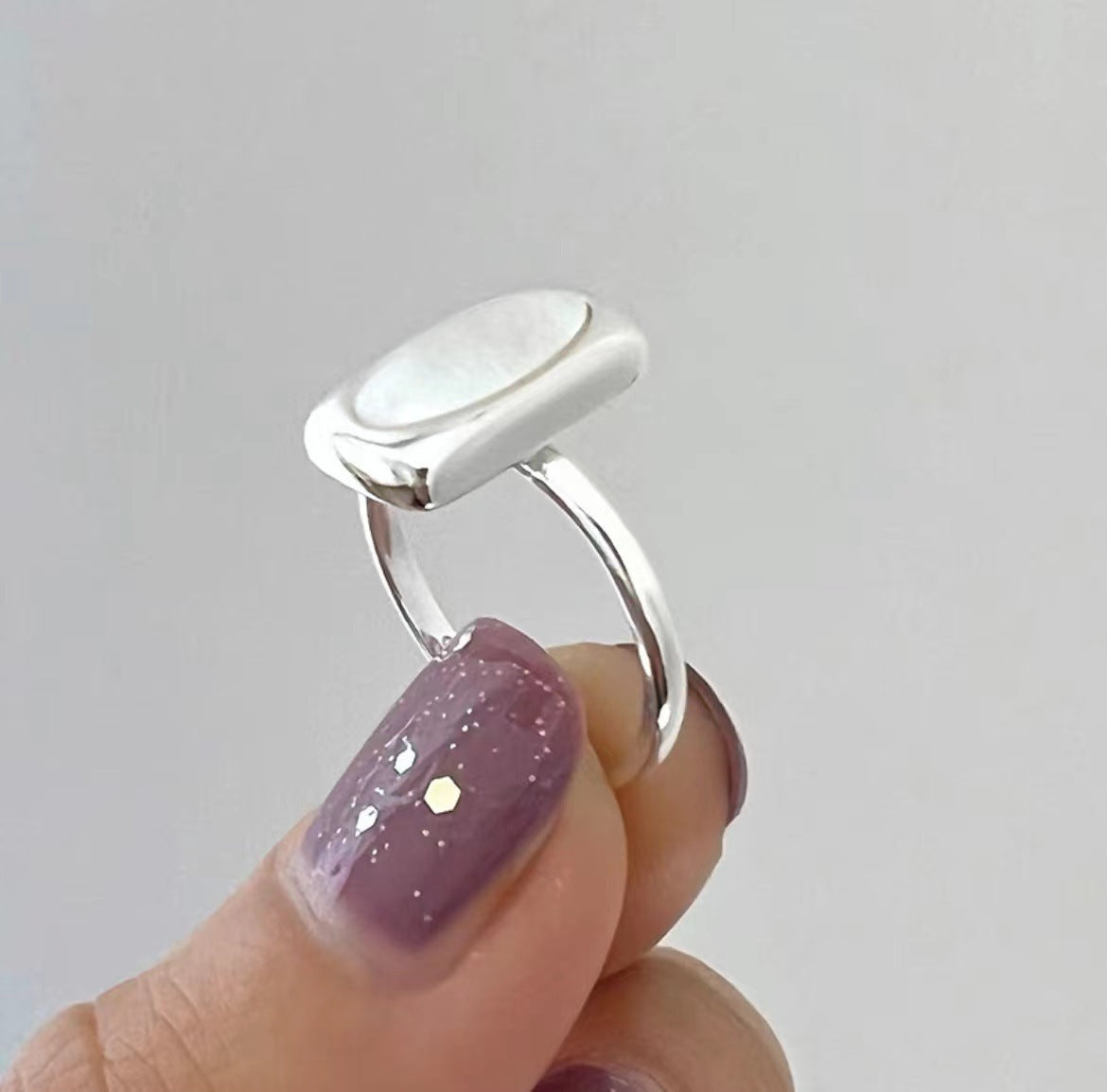 Letter Line Double-layer Ring Female Retro Fashion Elegance - Norellé