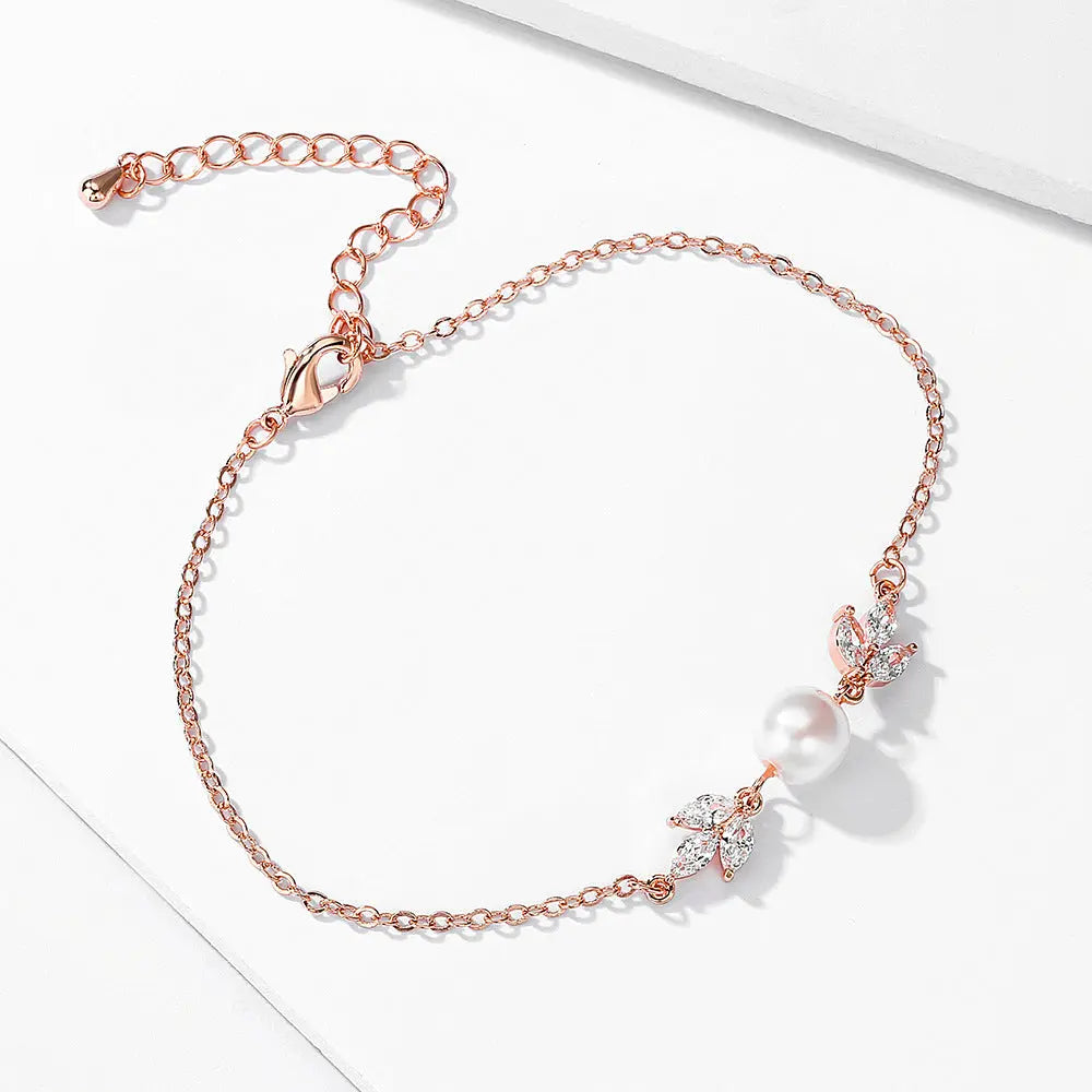 Design Vintage Pearl Bracelet Female Simple - Norellé