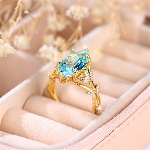 Creative New Leaf Shape Simple Women's Ring - Norellé