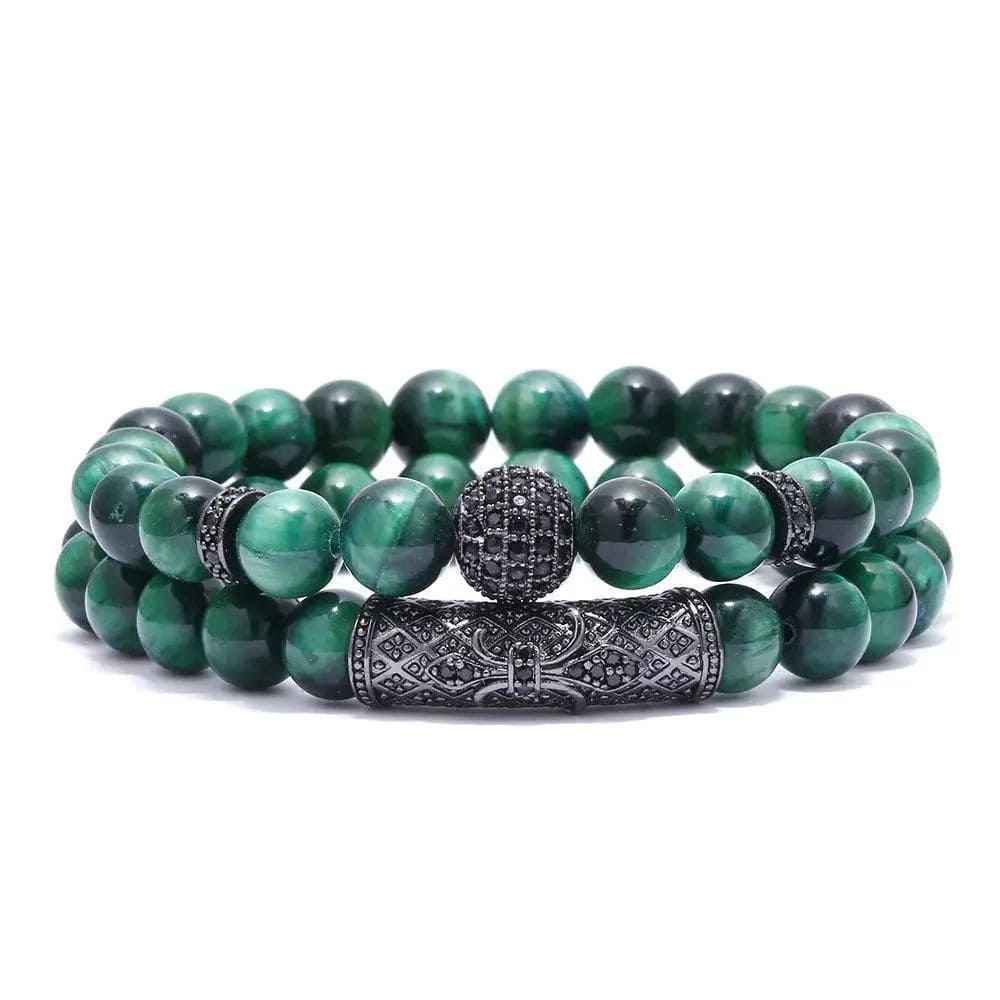 Tiger-Eye Bracelet Men's Versatile Accessories Niche High Sense Ornament Natural Stone Bracelet - Norellé