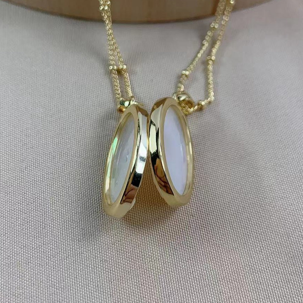 Shell Virgin Guadalupe Necklace Female European And American - Norellé