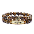 Tiger-Eye Bracelet Men's Versatile Accessories Niche High Sense Ornament Natural Stone Bracelet - Norellé