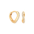 Sterling Silver Needle Advanced Curve Shape Ear Clip - Norellé