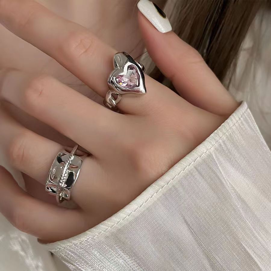 Ins Trendy Personality Ring Women's Advanced Heavy Industry - Norellé