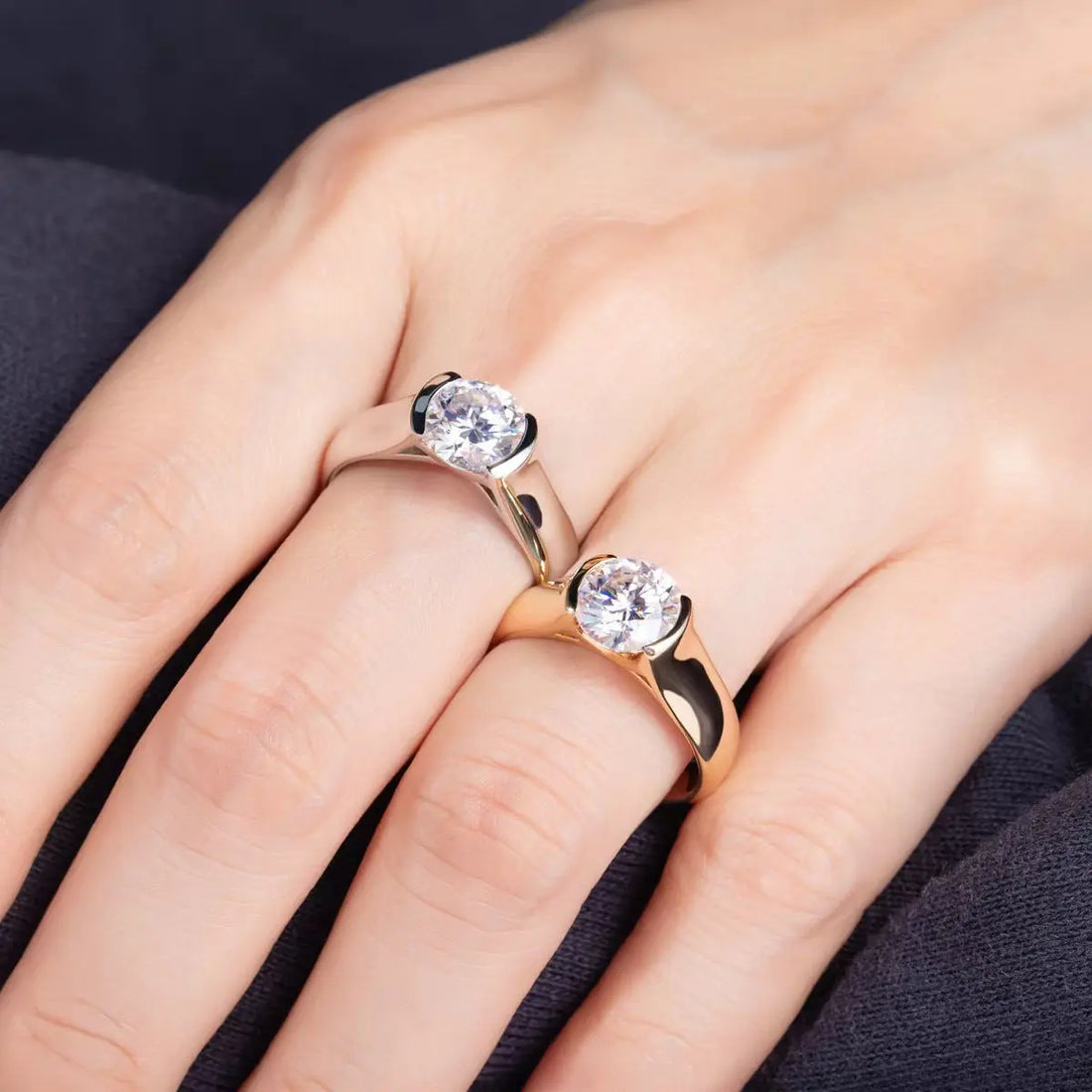 Women's High-grade Special-interest Design Geometric Ring - Norellé