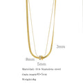New Double-layer Micro-inlaid Luck Bringer Necklace - Norellé