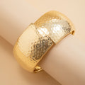 Exaggerated Glossy Square Notched Irregular Bracelet - Norellé
