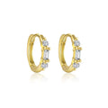 S925 Sterling Silver Light Luxury Inlaid Zircon Trendy Earrings - Norellé