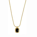 Gold Black Onyx Necklace Twin Accessories - Norellé
