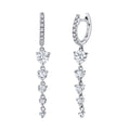 Geometric Personalized Long Earrings Women - Norellé