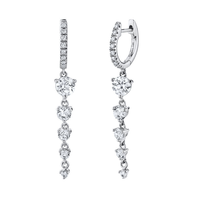 Geometric Personalized Long Earrings Women - Norellé