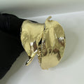 Niche Design Thorns Winding Metal Leaf Shape Open-ended Bracelet - Norellé