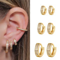 Women's Fashion Zircon Full Diamond Ear Clip - Norellé
