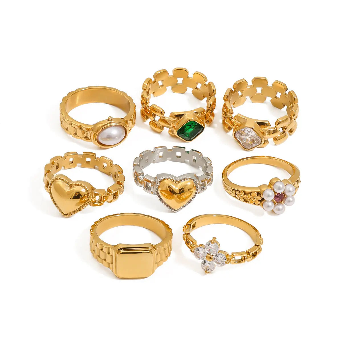 Ring Titanium Steel No Fading Female Accessories - Norellé