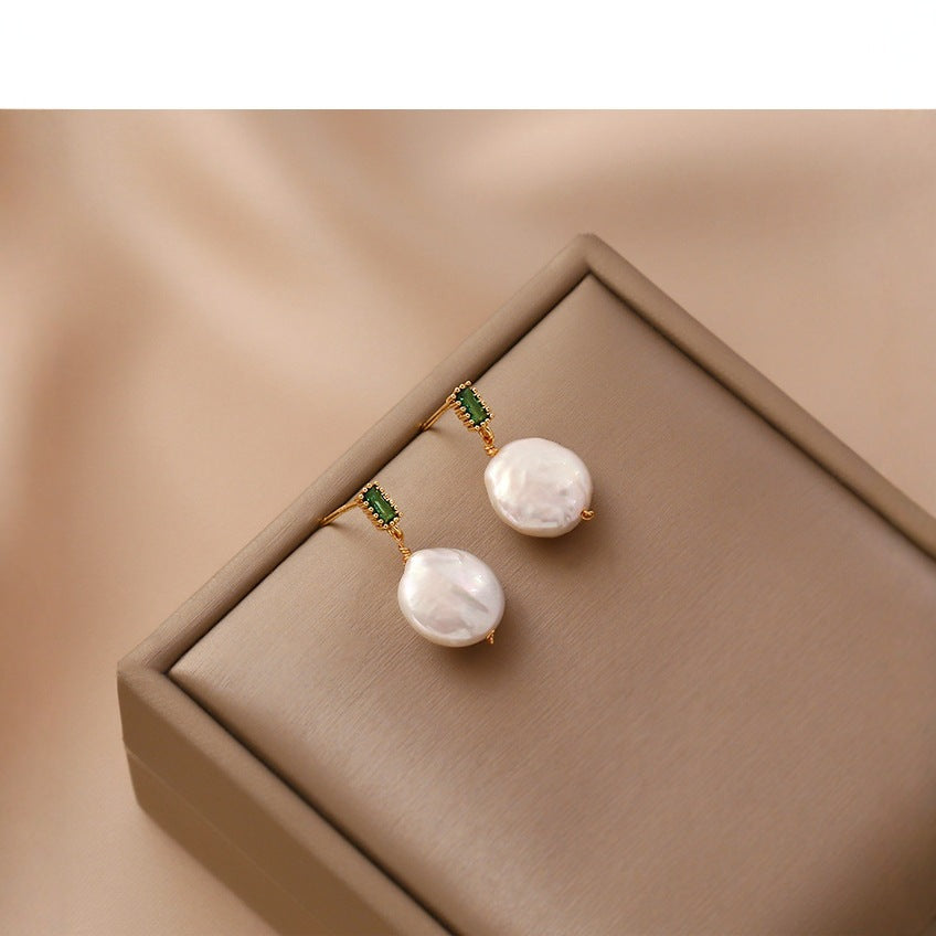 French Retro Natural Fashion Personality Earrings - Norellé