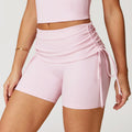 Women's Nude Feel Tight Yoga Shorts Drawstring - Norellé