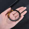 Simple And Versatile Natural Tigereye Magnet Bracelet - Norellé
