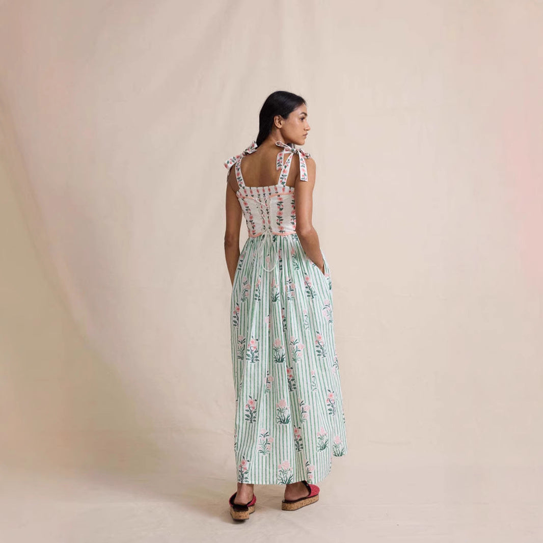 Personalized Stylish Print Oversized Swing Sling Dress - Norellé